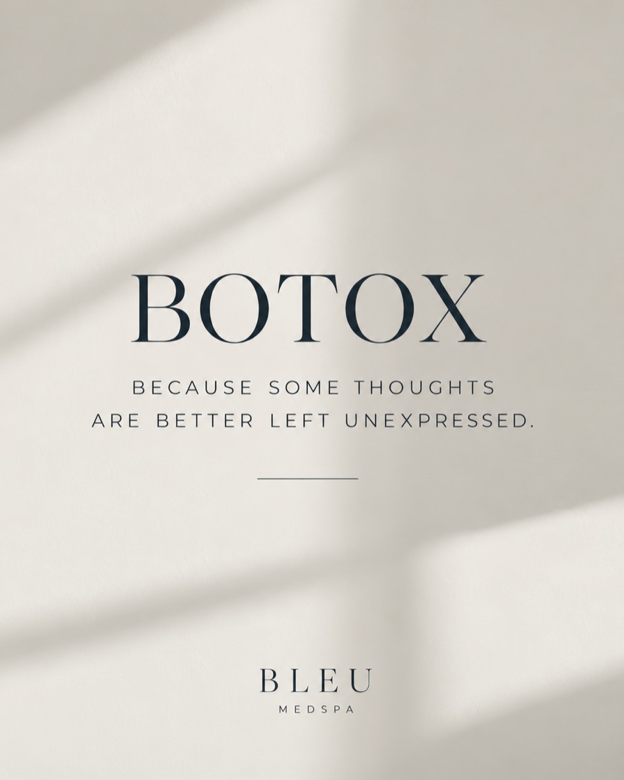 Botox treatment results shared on Bleu MedSpa's Instagram
